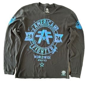 NWOT- American Fighter- long‎ sleeve tee- XXL